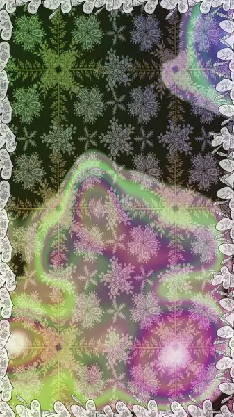 Parlak renkli fantezi çiçekleri, yapraklar, gri renkli tomurcuklar. Çiçeksiz desenli, suluboya elle çizilmiş elementler..