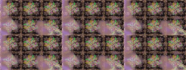 Çocuk stili. Düz Çiçek Elementleri Tasarımı. Renkli Bahar Temalı Kusursuz Arkaplan. Çiçekli pürüzsüz raster arka plan.