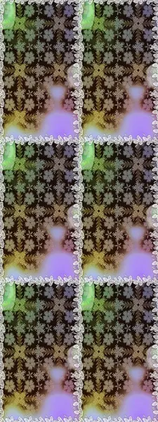 Gri renkli çiçekler. Renkli Bahar Temalı, pürüzsüz bir arka plan. Düz Çiçek Elementleri Tasarım Raster illüstrasyonu. Çiçekli, suluboya desenli kusursuz çiçek deseni.