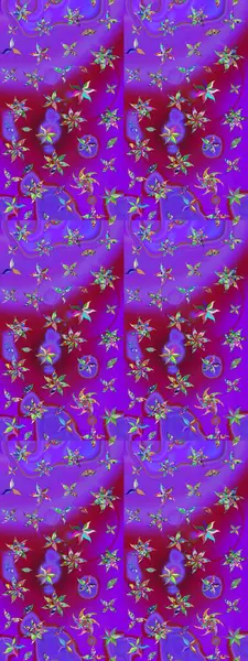 Modern, menekşe rengi raster arka plan duvar kâğıdı illüstrasyonu, klasik çizgili, desenli desenli çiçekler, çiçekli süsler. Çiçekli el çizimi çizimi deseni.