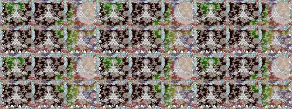 Kusursuz bir arka plan modeli. Suluboya, elle çizilmiş. Raster hisseleri. Tarafsız çiçekler.