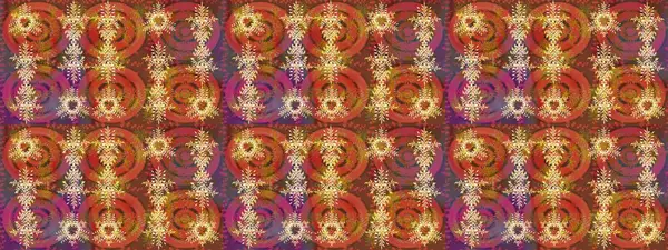 Kahverengi, turuncu ve pembe renkler. Kar tanelerinin soyut arkaplanlı Noel şablonu. Noel ve yeni yıl moda baskıları için tatil tasarımı. Raster illüstrasyonu.