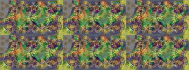 El çizimi, dövme stili karalama, kumaş tasarımı ve Raster illüstrasyonunda kartlar. Yeşil, gri ve kahverengi mandala şeklindeki kar taneleri sanat terapisi tarzı zen çizim için..