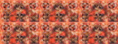 Renkli elementlerle Raster ilginç desen.