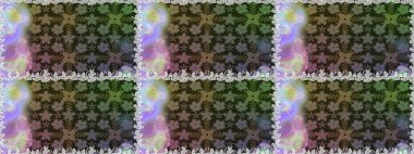 Kartlar, davetiyeler, tarih kartları ve daha fazlası için kullanılabilir. Tatlı suluboya, dikişsiz çiçek deseni. Büyük bir suluboya çiçek seti..