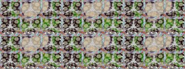 Tarafsız ve gri renklerde çiçek desenleri, el yapımı papatyalar, papatyalar. Tekrarlanan çiçek arkaplanı, zarif nötr ve gri çiçek duvar kağıdı.