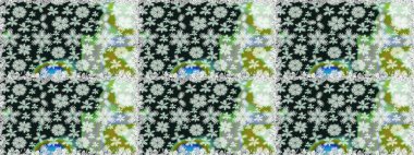 Küçük çiçekteki sevimli çiçek deseni. Kusursuz. Raster illüstrasyonu.