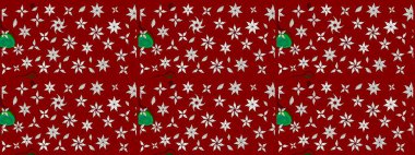 Raster illüstrasyonu. Çiçekli karalama şeklinde Raster çiçek deseni. Kibarca, yaz çiçekleri kırmızı renklerde.