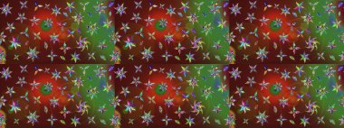 Raster Moda kumaş deseni. Çizgi çizimi kalıbı. Şirin çiçekler..