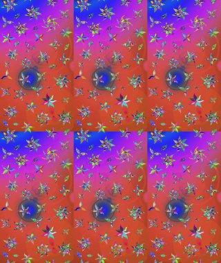 Kumaş, tekstil, duvar kağıdı baskısı için. Miles Fleur, süslü püslü bir süs. Raster illüstrasyonu. Tomurcukları papatya çiçekleri olan sevimli bir çiçek deseni. Eski usul. Taslak arkaplan.