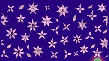 Moda baskıları için zarif bir şablon. Halk tarzı. Modern çiçek arkaplanı. Parlak renkli çiçekleri ve mavi yaprakları olan harika bir çiçek deseni..