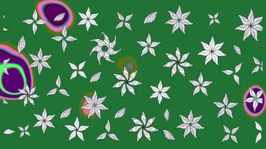 Raster illüstrasyonu. Tekstil veya kitap kapakları, imalat, duvar kağıtları, baskı, hediye paketi ve yapıştırma kitabı için çiçek eskizi geçmişi. Küçük ölçekli çiçeklerdeki basit sevimli desen.