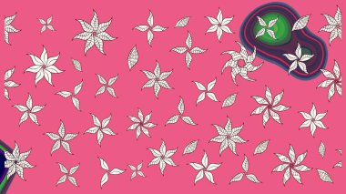 Çiçek desenli pembe renkler, el yapımı papatyalar, papatyalar. Tekrar eden çiçek arkaplanı, zarif pembe çiçek duvar kağıdı.