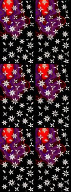 Of doodle elements. Hand drawn Raster illustration. Sketch flower pattern can be used for wallpaper, website background, wrapping paper, invitation, flyer, banner or website.