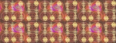 Arabesk ve çiçek öğeleri ile oryantal raster desen. Geleneksel klasik süs. Arabesk ile Vintage desen.