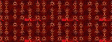 Renkli kar taneleri Raster çizimi. Güzel bir kış süsü. Kırmızı, siyah ve kahverengi kar tanelerinden izole edilmiş..