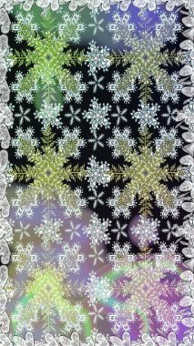 Altın şablon. Raster illüstrasyonu. Kart, duvar kağıdı, ambalaj ve tekstil için klasik tasarım. Gri renkli Royal retro. Kusursuz desenli altın elementler. Çiçeksel klasik doku.