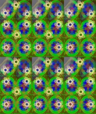 Noel ve yeni yıl moda baskıları için tatil tasarımı. Raster illüstrasyonu. Yeşil, mavi ve kahverengi kar taneleri. Kar tanelerinin soyut arkaplanlı Noel deseni.