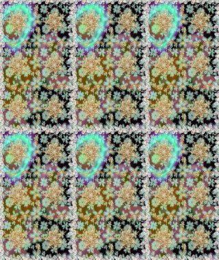 Raster eskiz deseni altın antika ortaçağ dekoratifi yapraklar ve altın desenli süslemeler ile tarafsız renklerde. Kraliyet lüksü, altın barok kumaş rengi..