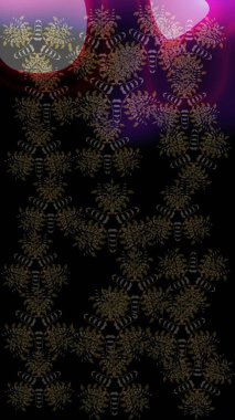 Noel stili. Siyah, gri ve kahverengi renkli kar taneleri. Raster illüstrasyonu.