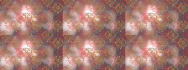 Raster illüstrasyonu. Kahverengi, nötr ve bej renkli çiçekli suluboya. Renkli Bahar Temalı Kusursuz Arkaplan. Düz Çiçek Elementleri Tasarımı.