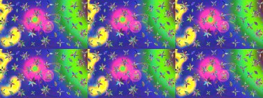 Çiçek arkaplan. - Mavi çiçekler. Raster deseni. Küçük çiçekte güzel bir desen var. Çiçek kolajı. Çiçek kompozisyonu. Doğa.