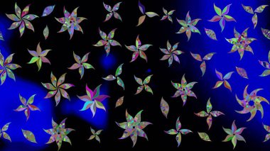 Çizim çiçek deseni duvar kağıdı, web sitesi arka planı, ambalaj kağıdı, davetiye, broşür, afiş veya web sitesi için kullanılabilir. El çizimi Raster çizimi. Karalama elementleri.