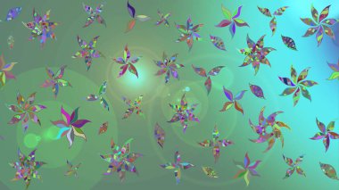 Güzel suluboya yaz çiçekleri deseni..