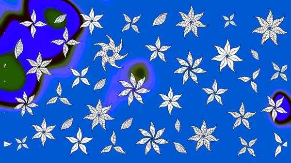 Raster 'ın taze dokusu. Paketleme, tekstil, duvar kâğıdı için çiçek eskizi. Yumuşak fayans. Yumuşak pamuk tasarımı. Klasik çiçek deseni.