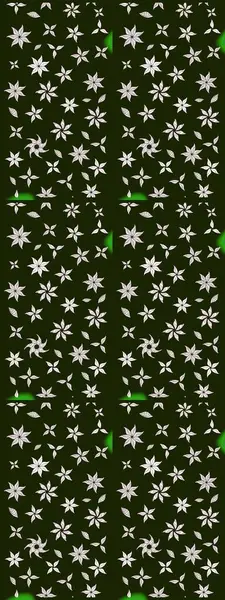 Robot resim. Raster illüstrasyonu. Küçük çiçekte sevimli çiçek deseni var..