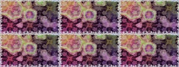 Suluboya kusursuz desen. Raster illüstrasyonu. Çiçeğin suluboya çizimlerinin mükemmel deseni. Dekorasyon ve tasarım için güzel bir desen. Moda baskısı. Eski.