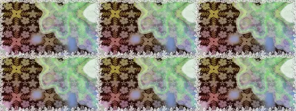 Renkli grunge, koloni çiçekleri ile soyut bir arka plan oluşturur. İşlemeli çiçekli, dikişsiz desen. İzler, kumaş, duvar kağıtları, tekstil için raster dokusu.