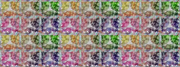 Güzel kumaş deseni. Düz çiçek öğeleri tasarım. Yaz tema Dikişsiz desen arka plan rengi. Trendy sorunsuz çiçek deseni içinde Raster illüstrasyon.