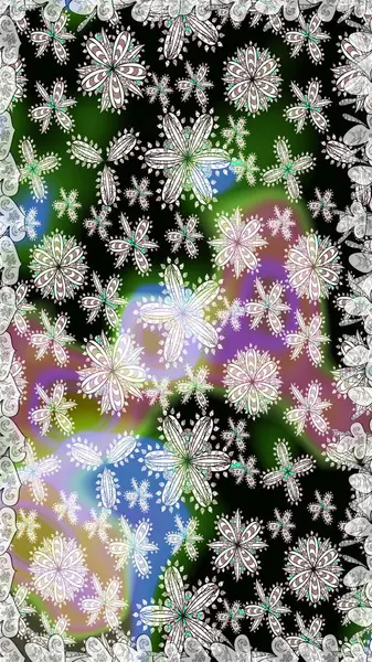 Sabıka fotoğraflarında, bebek kıyafetlerinde, duvar kâğıtlarında, paket kutularında falan kullanılabilir. Zarif, parlak ve kusursuz nötr ve siyah çiçek desenli tasarım.