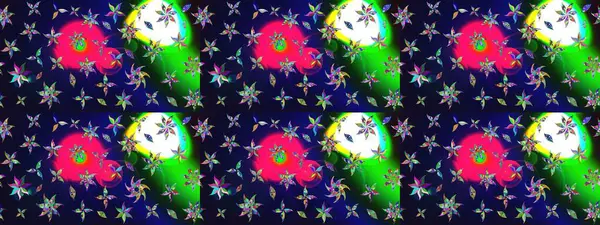 Çiçekli karalama şeklinde Raster çiçek deseni. Gri renkli çiçekler. Yumuşak, yaz çiçekli arka plan.