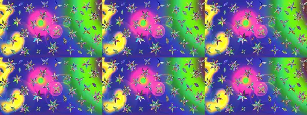 Çiçek arkaplan. - Mavi çiçekler. Raster deseni. Küçük çiçekte güzel bir desen var. Çiçek kolajı. Çiçek kompozisyonu. Doğa.