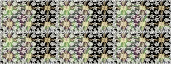 Kumaş desenli papatya çiçeği detayı. Gri ve nötr renkte çiçekler.