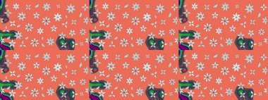 Elle boyanmış suluboya resim çizimleri, çiçekler ve bitkiler. Turuncu renkte çiçekler.