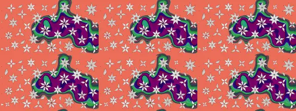 Yaprak ve çiçeklerin suluboya resimleri, turuncu renklerde çizimler. Turuncu renklerde bahar çiçekleri. Raster illüstrasyonu.