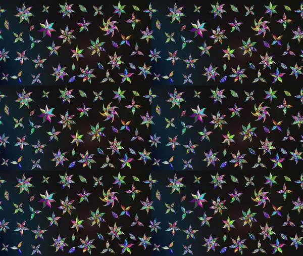 Hediye ambalaj kağıdı, tebrik kartları, posterler ve pankart tasarımı. Raster düz çiçek çizim deseni. Gri renkli çiçekler.