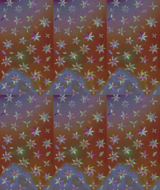 Organik motif arka planı. Çizim kalıbı. Ultraviyole kumaş deseni. Raster illüstrasyonu.