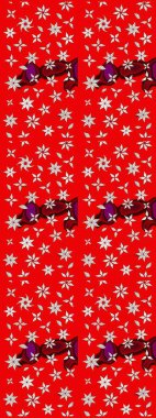 Raster illüstrasyonu. Suluboya çizim kalıbı. Moda baskısı. Eski model. Dekorasyon ve tasarım için güzel bir desen. Çiçeğin suluboya çizimlerinin zarif deseni.