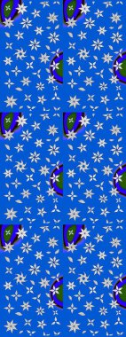 Yumuşak, bahar çiçekli arka plan. Mavi renkli çiçekler. Raster çiçek desenli ve çiçekli..