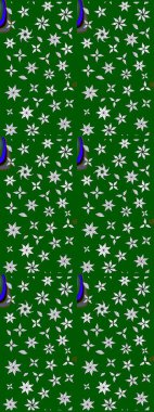 Robot resim. Küçük renkli çiçekler. Moda baskıları için zarif bir şablon. Çiçekli bahar çiçekleri. Motley illüstrasyonu. Küçük çiçekte şirin desenler.