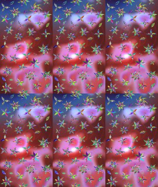 Kahverengi renkli şirin tekstil. Raster illüstrasyonu. Çiçek arkaplan. Renkli çizim kalıbı. Çiçek duvar kağıdı.