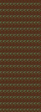 Sketch Colour Spring Theme eskiz kalıbı. Kahverengi renkli çiçekler. Sevimli çiçek raster deseni. Düz Çiçek Elementleri Tasarımı.