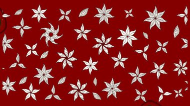 Raster hisseleri. Suluboya, elle çizilmiş. Eskiz arkaplan modeli. Kırmızıda çiçekler.