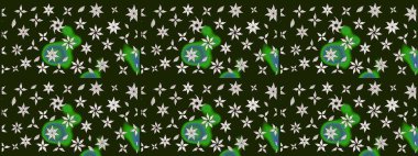 Çiçekli yaz çiçekleri. Küçük çiçekte güzel bir desen. Küçük renkli çiçekler. Moda baskıları için zarif bir şablon. Motley illüstrasyonu. Çizim.