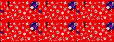 Raster illüstrasyonu. Renkli Bahar Teması eskiz kalıbı. Kırmızı renkte zarif çiçek buketi suluboya. Düz Çiçek Elementleri Tasarımı.