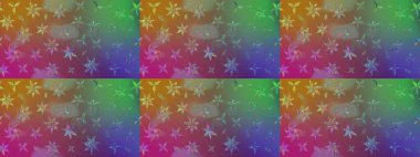 Raster çiçek izi. Çiçeksel mor çizim deseni. Klasik taslak çizimi.